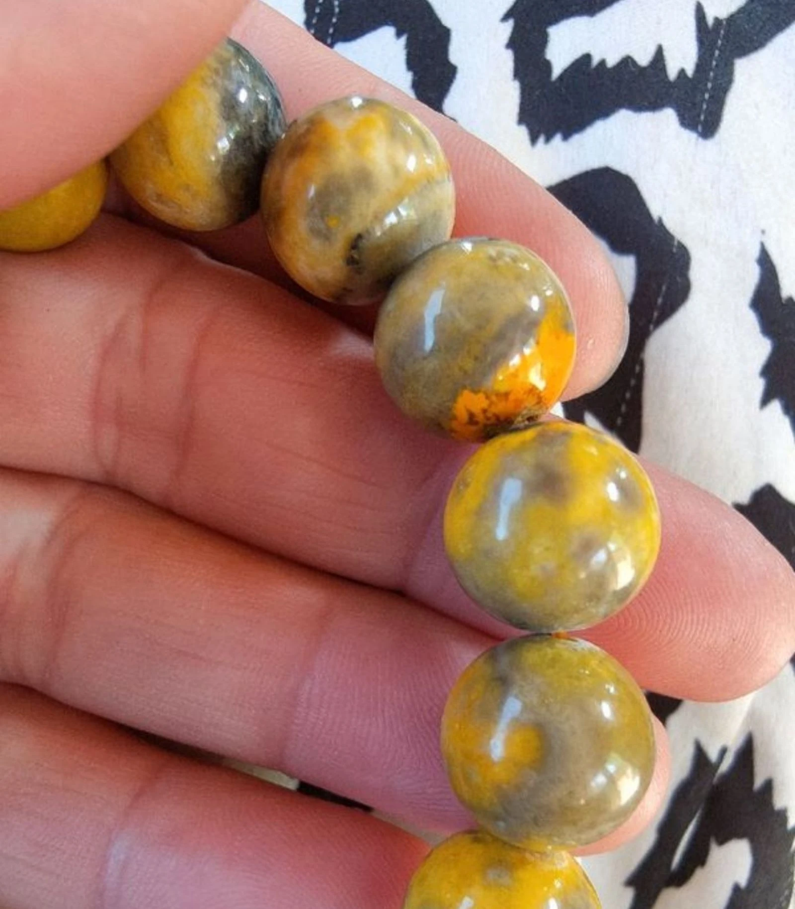 A AA Bumblebee jasper bracelet – photo 6